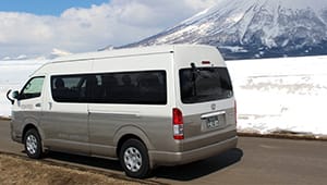 Yotei Taxi HiAce.