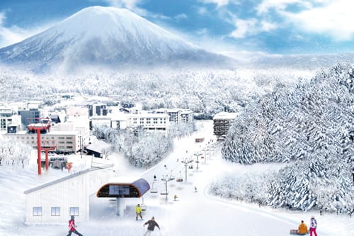 New lift in Niseko Japan for the 2017-18 winter..