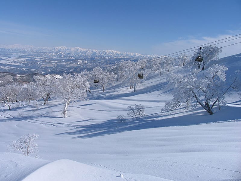 Nozawa Onsen ski area.